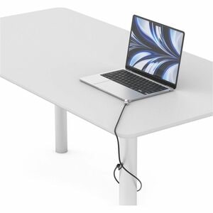 Ledge Adapter for MacBook Air 13-inch (M2/M3/M4/M5) (Corner Lock) with Keyed Lock Silver - Ledge Adapter for MacBook Air 1