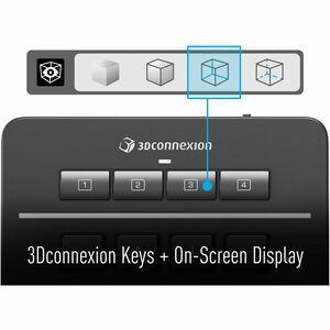 3DCONNEXION NUMPAD PRO PROGRAMMABLE WIRELESS NUMPAD