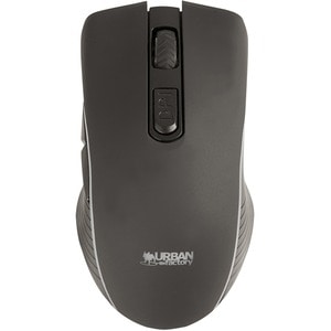 Urban Factory ONLEE Mouse - Bluetooth/Radio Frequency - USB - Optical - 6 Button(s) - Black - Wireless - 2.40 GHz - Rechar