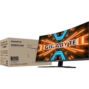 Gigabyte G32QC 81.28 cm (32") Class WQHD Curved Screen Gaming LCD Monitor - 80.01 cm (31.50") Viewable - Vertical Alignmen