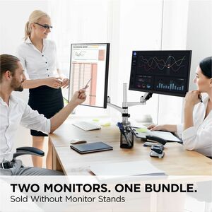 ViewSonic VG2448A-2_H2 24 Inch Dual Pack Head-Only 1080p IPS Monitor with Ultra-Thin Bezels, HDMI, DisplayPort, USB, and V