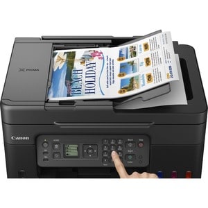 Canon PIXMA G4570 Kabellos - Tintenstrahl-Multifunktionsdrucker - Farbe - Schwarz - Kopierer/Fax/Drucker/Scanner - 4800 x 