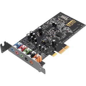 Creative Fx Sound Board - 5.1 Sound Channels - PCI Express x1 - 106 dB - 3 Byte 96 kHz Maximum Playback Sampling Rate - 1 