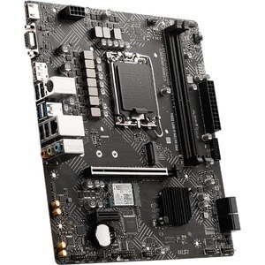 MSI H610M-G WIFI DDR4 Desktop Motherboard - Intel H610 Chipset - Socket LGA-1700 - Micro ATX - Pentium Gold, Celeron Proce