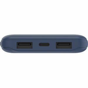 Belkin BoostCharge Stromspeicher - Blau - für iPhone, iPad, AirPod, Smartwatch, Smartphone - 10000 mAh - 3 x USB - Blau