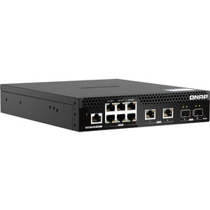 Commutateur Ethernet QNAP 8 Ports Gérable - 10 Gigabit Ethernet, 2.5 Gigabit Ethernet - 10GBase-T, 10GBase-X, 2.5GBase-T -