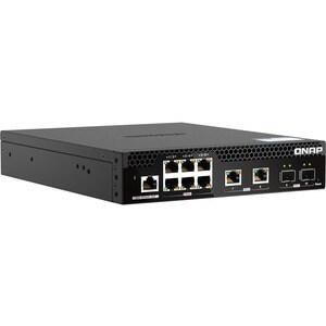 QNAP 8 Ports Manageable Ethernet Switch - 10 Gigabit Ethernet, 2.5 Gigabit Ethernet - 10GBase-T, 10GBase-X, 2.5GBase-T - 2
