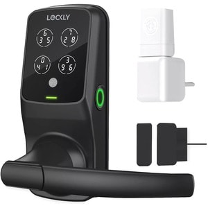 Lockly Wi-Fi Enabled Lockly Secure Pro Smart Lock - Touchscreen - Wireless LAN - BluetoothMatte Black