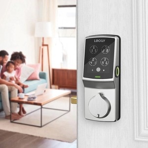 Lockly Wi-Fi Enabled Lockly Secure Pro Smart Lock - Touchscreen - Wireless LAN - Bluetooth - Z-WaveSatin Nickel