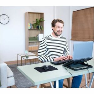 Trust Exto Kühlständer - Biszu 40,6 cm (16 Zoll) Bildschirmgröße Notebook Unterstützung - Grau - 1 Lüfter - 650 U/min - 24