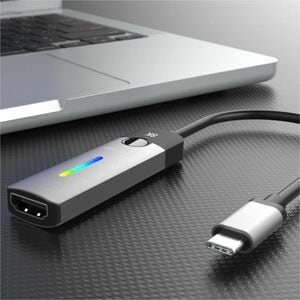 j5create Adaptador A/V - 1 - 7680 x 4320 Supported - Preto, Cinzento