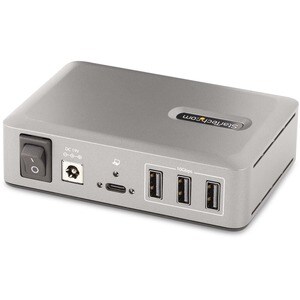 StarTech 10-Port USB-C Hub, 8x USB-A + 2x USB-C, Self-Powered w/65W Power Supply, USB 10Gbps Desktop/Laptop USB Hub w/Char
