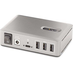 StarTech.com 10-Port USB-C Hub, 8x USB-A + 2x USB-C, Self-Powered w/ 65W Power Supply, USB 3.1 10Gbps Desktop/Laptop USB H