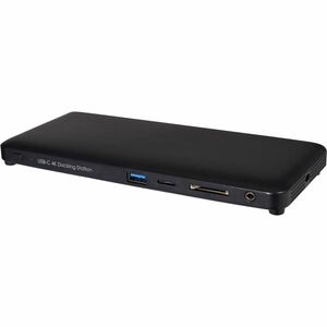 V7 DOCKUCPT3D USB Tipo C Estação de ancoragem - Leitor de cartão de memória - SD, microSD - 130 W - Preto - 3 Displays sup