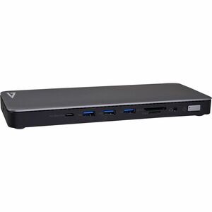 Docking station V7 HDMI - DisplayPort - Thunderbolt - 8K, 30 Hz (HDMI o DP) o fino a tre monitor 4K (4K/60 Hz + 4K/60 Hz +
