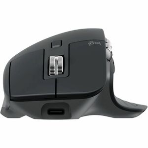 Logitech MX MASTER 3S 鼠标 - 蓝牙/射频 - A 型 USB - 暗视野 - 灰 - 无线 - 10 m - 2.40 GHz - 可充电 - 8000 dpi - 滚轮, 姆指旋轮