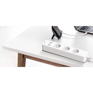 Tapo Smart Wi-Fi Power Strip - 1 x USB Type C, 2 x USB Type A, 3 x AC Power - 1.50 m Cord - 230 V AC Voltage - 2.30 kW