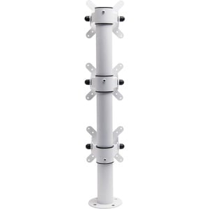 Star Micronics Pole Mount for Tablet - White - 3 Display(s) Supported - 55.9 cm (22") Screen Support - 5 kg Load Capacity 