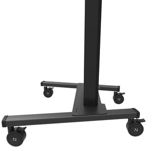 Neomounts Display Cart - 110 kg Capacity - 4 Casters - Steel - 1019 mm Width x 831 mm Depth x 2127 mm Height - Black