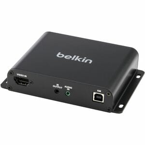 Belkin KVM Extender Transmitter - Wired - TAA Compliant - 100 m Range - 4K - 3840 x 2160 Maximum Video Resolution x Networ