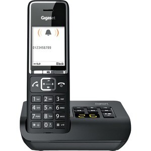 Gigaset COMFORT 550A DECT-Schnurlostelefon - Schwarz - Schnurlos - Schnurlos - 1 Telefonleitung(en) - 1 Mobilteil(e) - 1 G