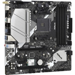 ASRock B550M/AC Desktop Motherboard - AMD B550 Chipset - Socket AM4 - Micro ATX - Ryzen 3, Ryzen, Ryzen 5 Processor Suppor