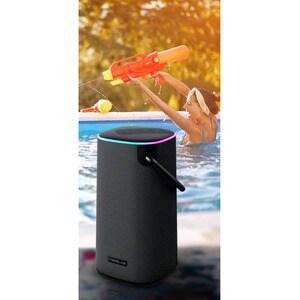 Treblab HD-Force Portable Bluetooth Speaker System - 50 W RMS - Black - 80 Hz to 16 kHz - Battery Rechargeable