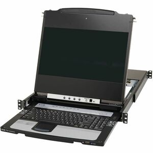 Tripp Lite series B030-DP08-17DIP LCD Rack Console KVM Switch - Metal - Black - TAA Compliant - 8 Computer(s) - 43.2 cm (1