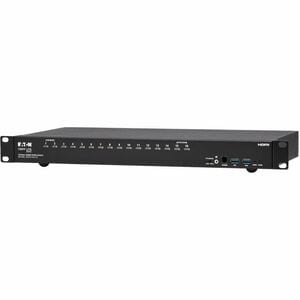Tripp Lite series B024-H4U16 KVM Switchbox - TAA Compliant - 16 Computer(s) - 1 Local User(s) - 4096 x 2160 - 50 Hz, 60 Hz