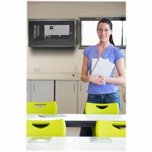 Tripp Lite series SmartRack SRW9U 9U Wall Mountable Rack Cabinet - 482.60 mm Rack Width - Black - 90.72 kg Static/Stationa