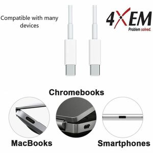 4XEM 3ft USB-C Compatible Device Charging Kit - Compatible with iPhone 15 - iPhone 15 Plus + iPhone 15 Pro - iPhone 15 Pro