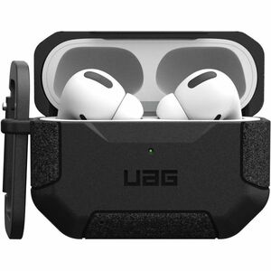 Urban Armor Gear Scout Rugged Carrying Case Apple AirPods Pro (2nd Generation), AirPods Pro - Black - Drop Resistant, Scra