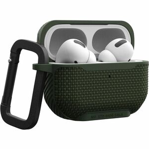 Urban Armor Gear Ballistic ARMR Rugged Charging Case Apple AirPods Pro (2nd Generation) - Olive - Drop Resistant, Abrasion