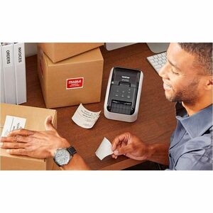 Brother QL-810WC Office, Postraum, Empfang Direktthermodrucker - Zweifarbig - Etikettendruck - USB - USB-Schnittstelle - I