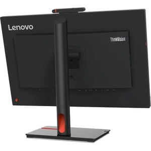 Lenovo ThinkVision T24mv-30 24" Class Webcam Full HD LCD Monitor - 16:9 - Raven Black - 60.5 cm (23.8") Viewable - In-plan