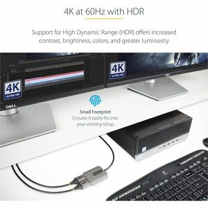 StarTech.com Dual-Monitor DisplayPort 1.4 Splitter, DisplayPort to 2x DP Multi-Monitor Adapter, Dual 5K 60Hz Computer MST 