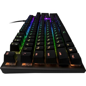 HyperX Alloy FPS RGB Keyboard - Cable Connectivity - USB 2.0 Interface - English (US) - Black - Mechanical Keyswitch - Des