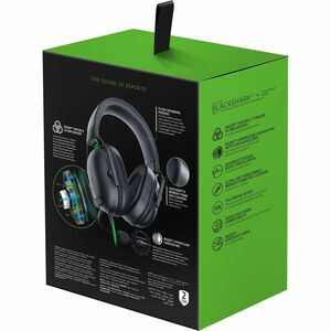 Razer BlackShark V2 X Gaming Headset - Stereo - USB Type A - Wired - 32 Ohm - 20 Hz to 20 kHz - Over-the-head, Over-the-ea