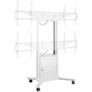 HAGOR Lift für Display - Weiß - Querformat - Höhenverstellbar - 2 Unterstützte(r) Display(s)Bildschirmgröße: 116,8 cm bis 