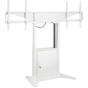 HAGOR Lift für Display - Weiß - Querformat - Höhenverstellbar - 2 Unterstützte(r) Display(s)Bildschirmgröße: 46 Zoll (116,