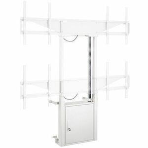 HAGOR Lift für Display, A/V-Geräte - Weiß - Querformat - Höhenverstellbar - 2 Unterstützte(r) Display(s)Bildschirmgröße: 1