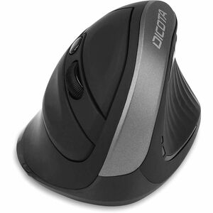 Dicota Relax Maus - Funkfrequenz - USB Typ-A - Optisch - 5 Taste(n) - Schwarz - Kabellos - 10 m - 1600 dpi Auflösung - Scr