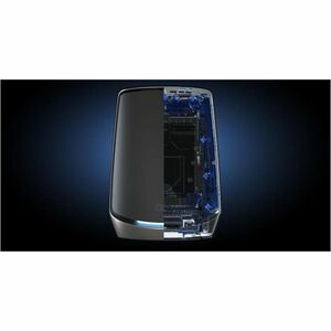 Netgear Orbi RBK862SB Wi-Fi 6 IEEE 802.11 a/b/g/n/ac/ax  Wireless Router - Tri Band - 2.40 GHz ISM Band - 5 GHz UNII Band 