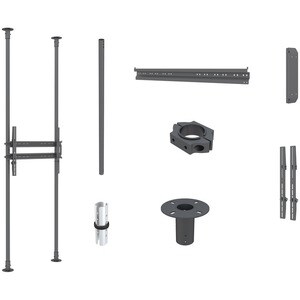 ITB - Supporto Floor-to-Ceiling per monitor da 65" a 100″, portata 80Kg. Vesa 800×600, soffitto-pavimento