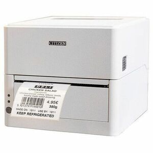Stampante termica diretta Citizen CL-H300SV - Monocromatico - Bianco - Etichetta stampabile - 104 mm (4,09") Larghezza di 