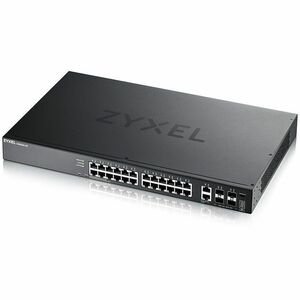 ZYXEL XGS2220-30 24-Port Gigabit L3 Managed and Nebula Pro Cloud Managed Switch with 4 SFP+ 10G Uplinks and 2 10G Ethernet