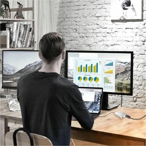 j5create JUA365 A/V-Adapter - 1 - TAA-konform - 3840 x 2160 Supported - Silber