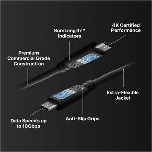 Comprehensive's Pro AV/IT Integrator Series™ Ultra-Flexible Superspeed USB 3.1 (3.2 Gen 2) 10G AV and data Cables are spec