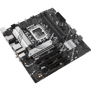 Asus Prime PRIME B760M-A AX Desktop Motherboard - Intel B760 Chipset - Socket LGA-1700 - Micro ATX - Core, Pentium Gold, C