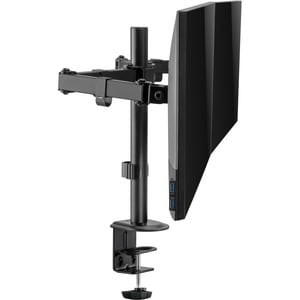 V7 DM1GCD Clamp Mount for Monitor - Landscape/Portrait - 2 Display(s) Supported - 43.2 cm to 81.3 cm (32") Screen Support 